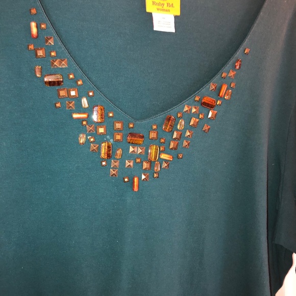 Ruby Red Women’s blouse - Picture 2 of 5